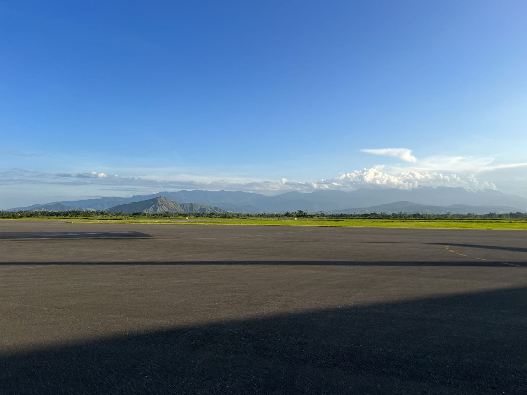 The landscape of Morobe Province, Papua New Guinea